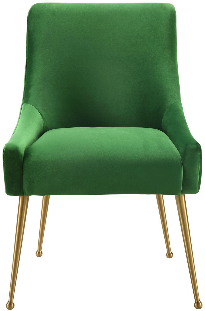 Beatrix Green Velvet Side Chair