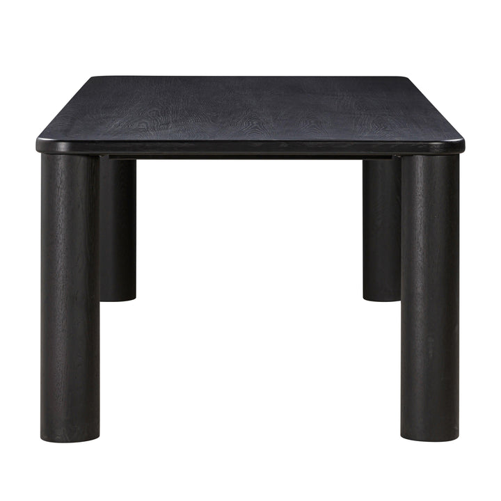 Akola Black Oak Rectangular Dining Table