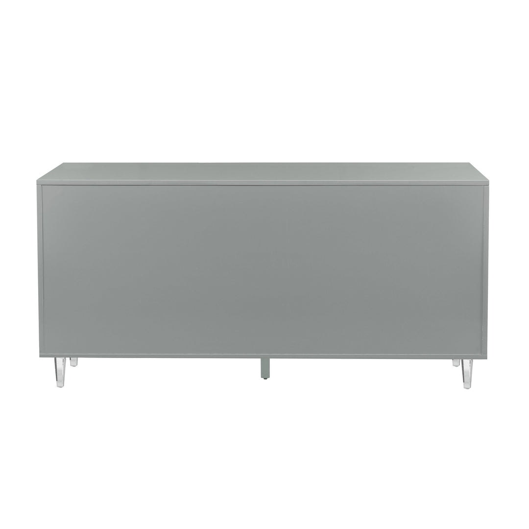 Deco Grey Lacquer Buffet