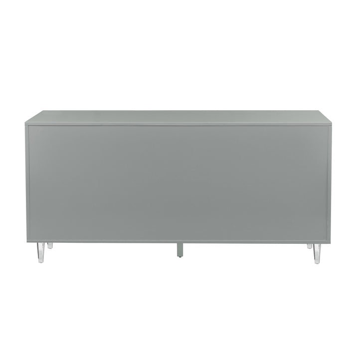 Deco Grey Lacquer Buffet