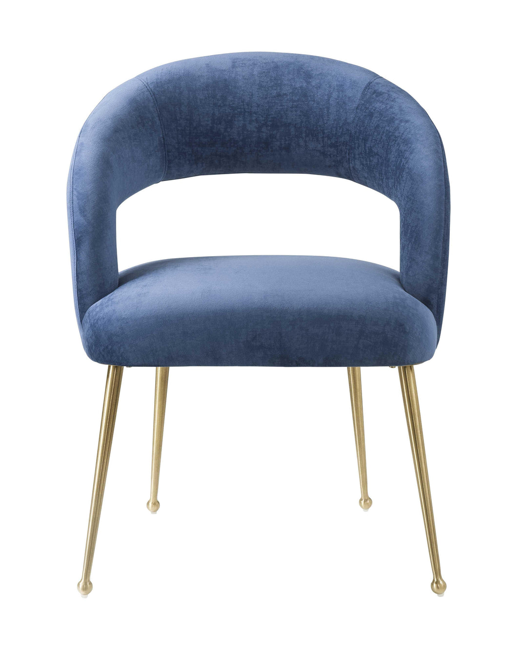 Rocco Slub Navy Dining Chair