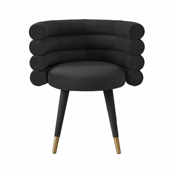 Betty Black Velvet Dining Chair