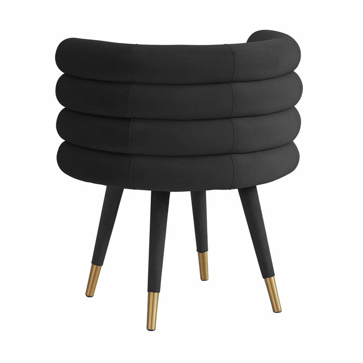 Betty Black Velvet Dining Chair