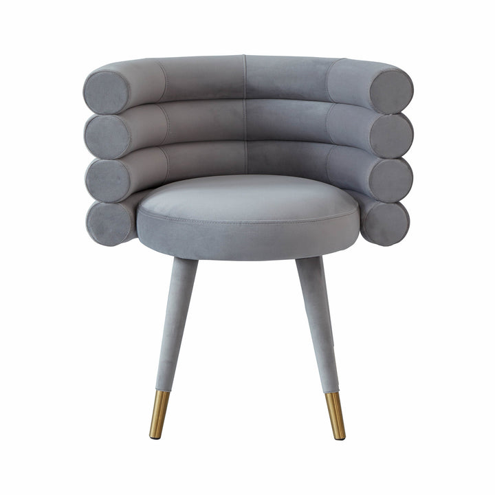 Betty Grey Velvet Dining Chair