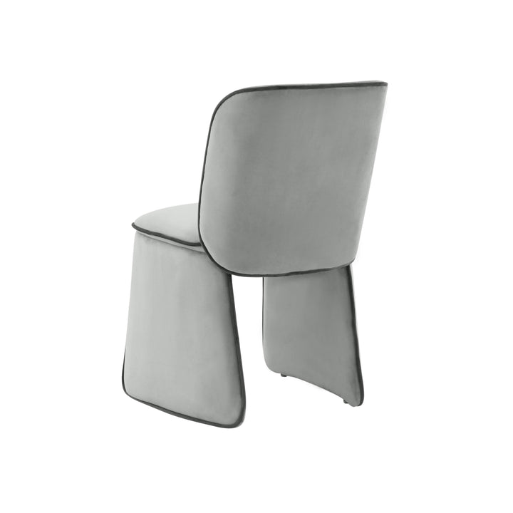 Kinsley Grey Velvet Dining Chair