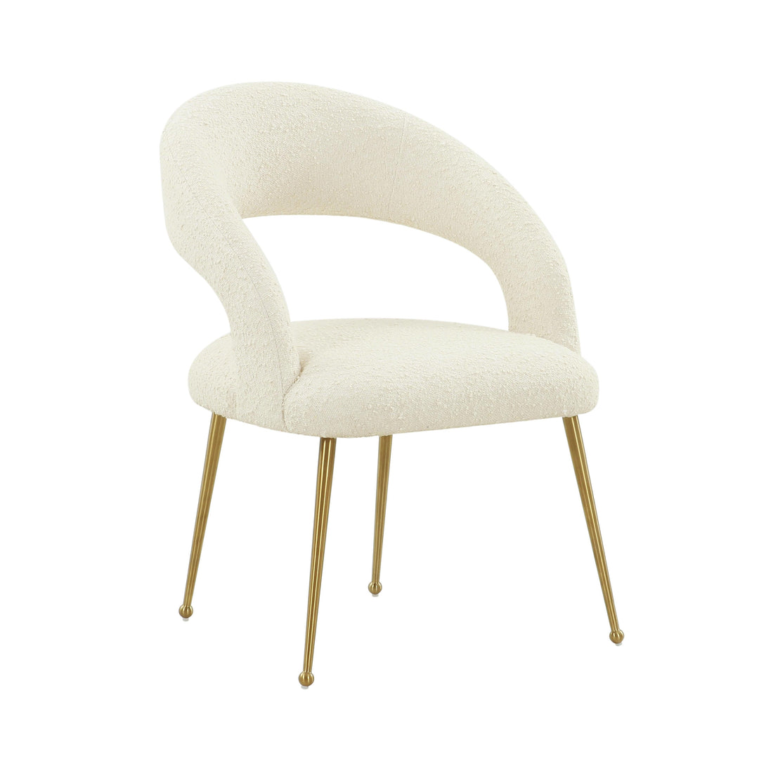 Rocco Cream Performance Boucle Dining Chair