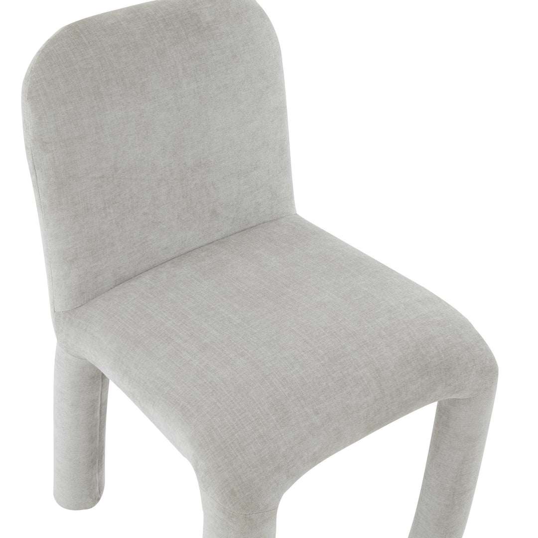 Georgia Light Grey Performance Chenille Dining Chair