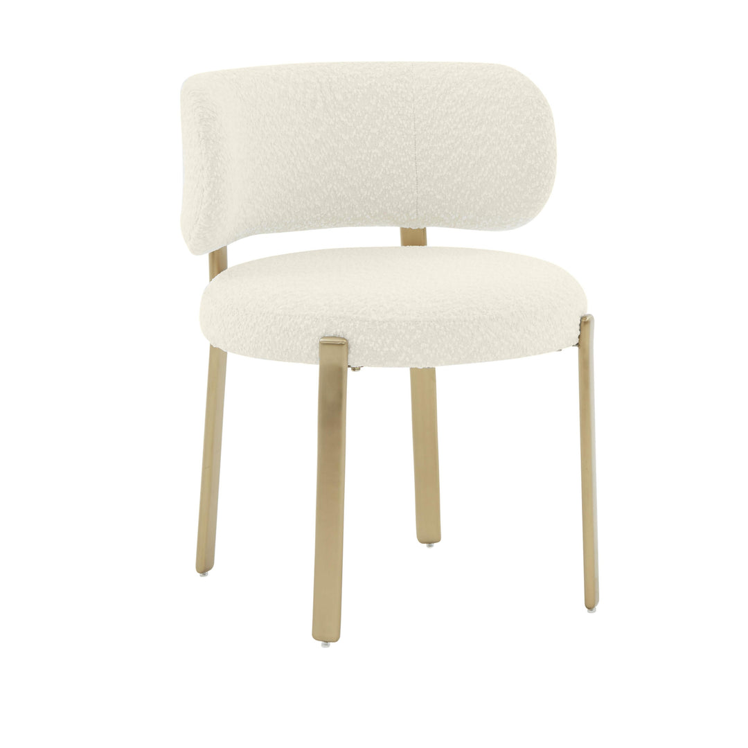 Margaret Cream Performance Boucle Dining Chair