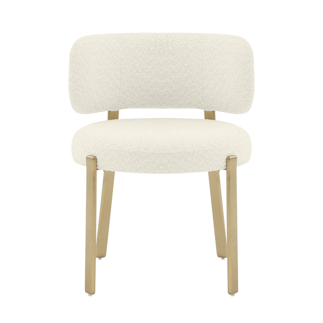 Margaret Cream Performance Boucle Dining Chair