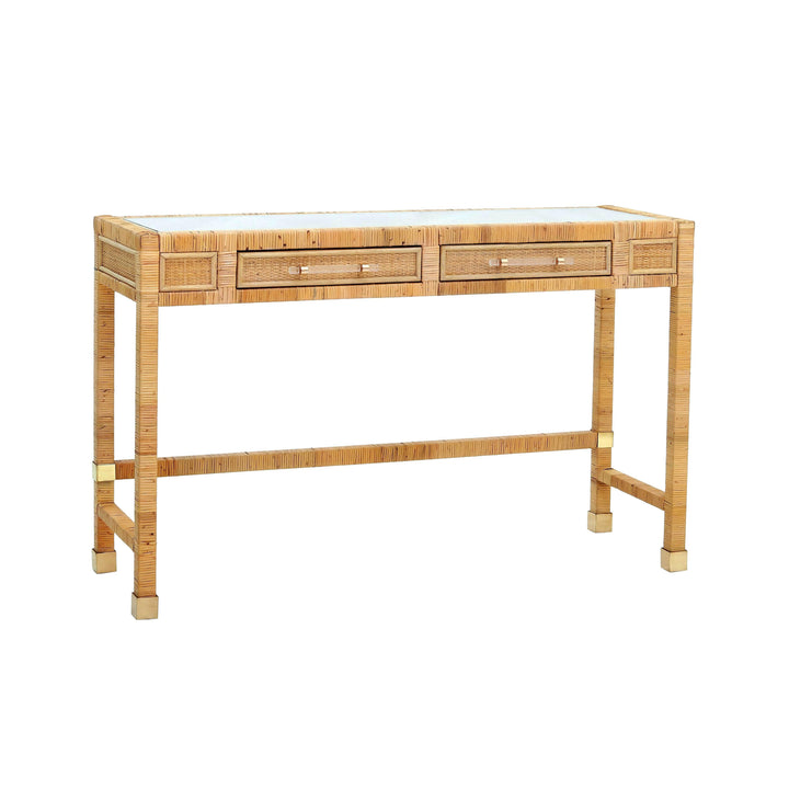 Amara Natural Rattan Desk