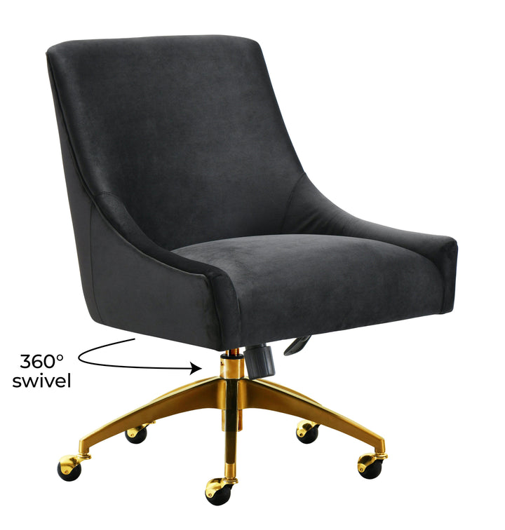 Beatrix Black Office Swivel Chair