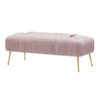 Jessica Mauve Velvet Bench