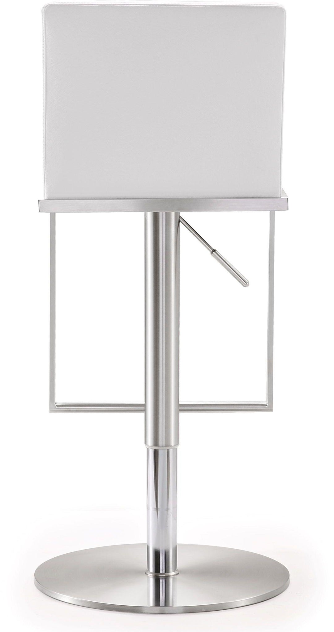 Amalfi White Steel Adjustable Barstool