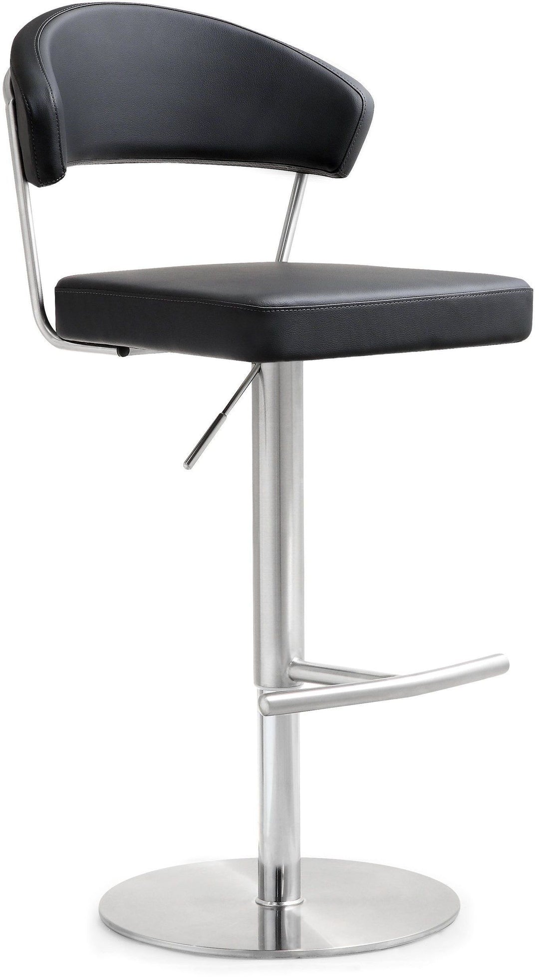 Cosmo Black Steel Barstool