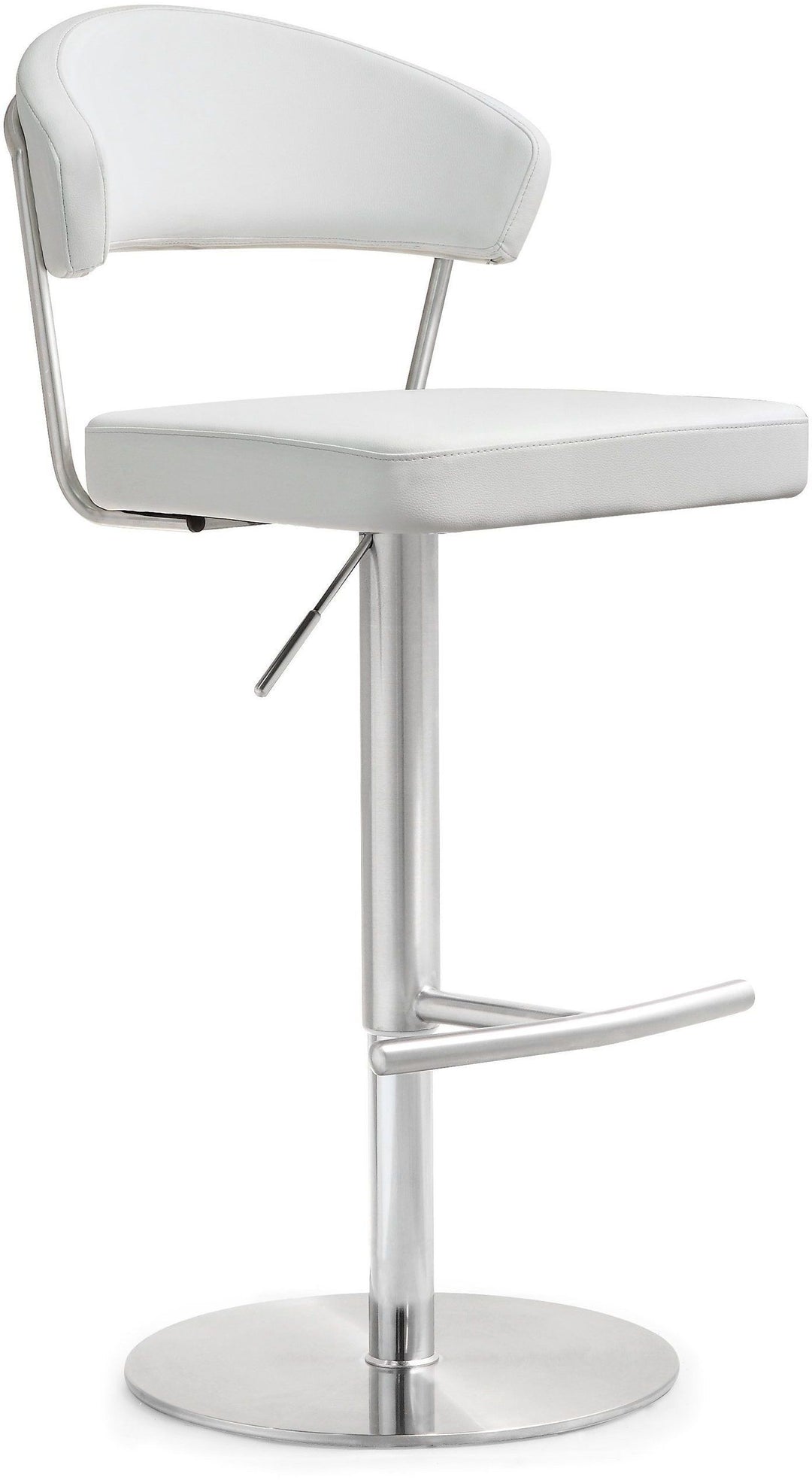 Cosmo White Steel Barstool