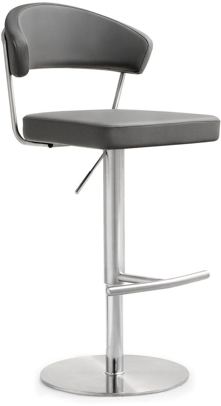 Cosmo Grey Steel Barstool