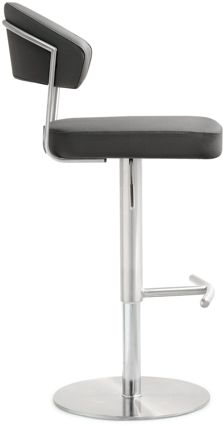 Cosmo Grey Steel Barstool