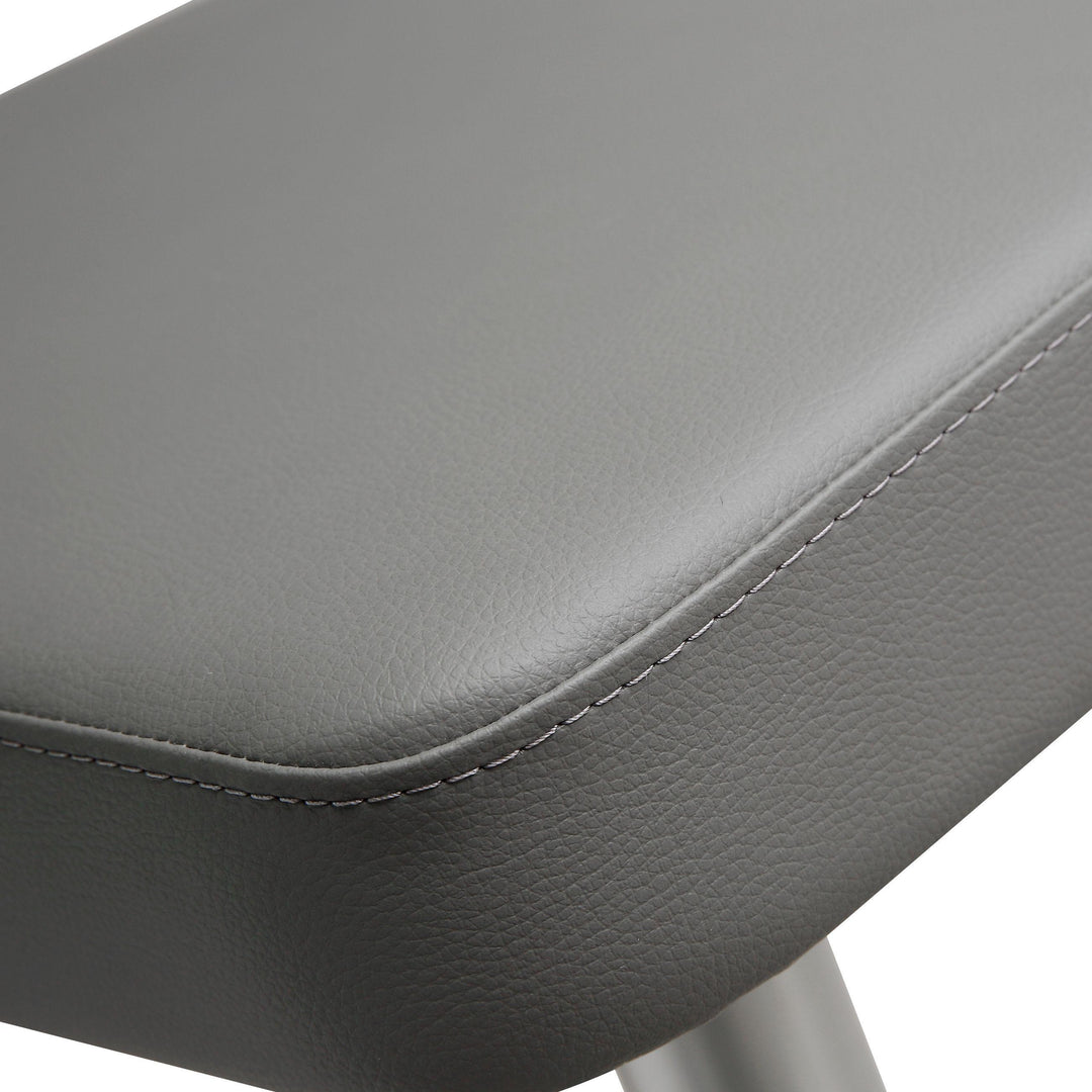 Cosmo Grey Steel Barstool