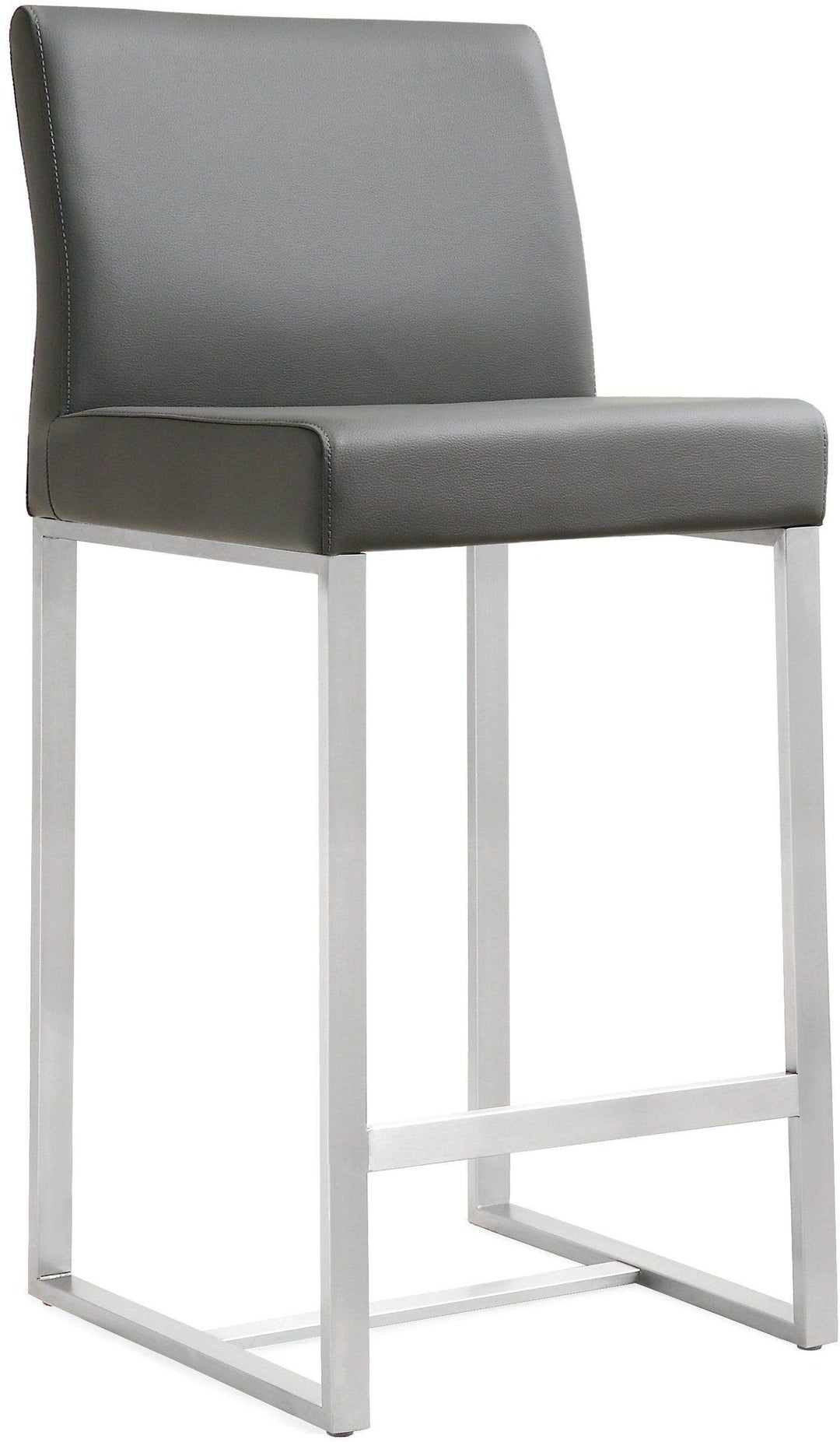 Denmark Grey Steel Counter Stool