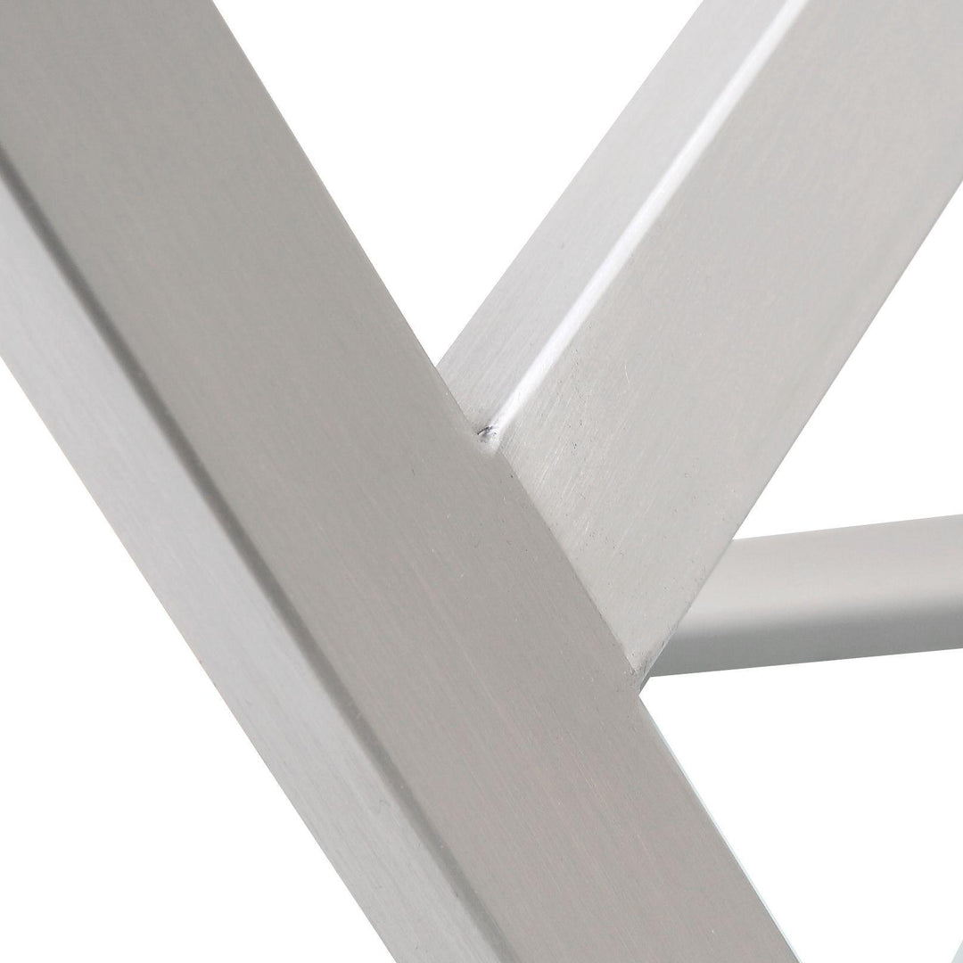 Helsinki White Steel Counter Stool