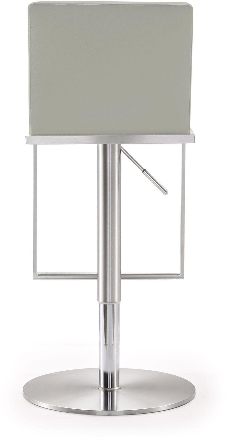 Amalfi Light Grey Stainless Steel Barstool