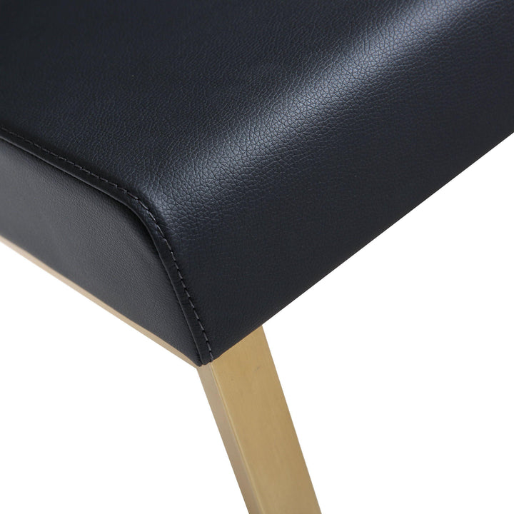 Denmark Black Gold Steel Barstool