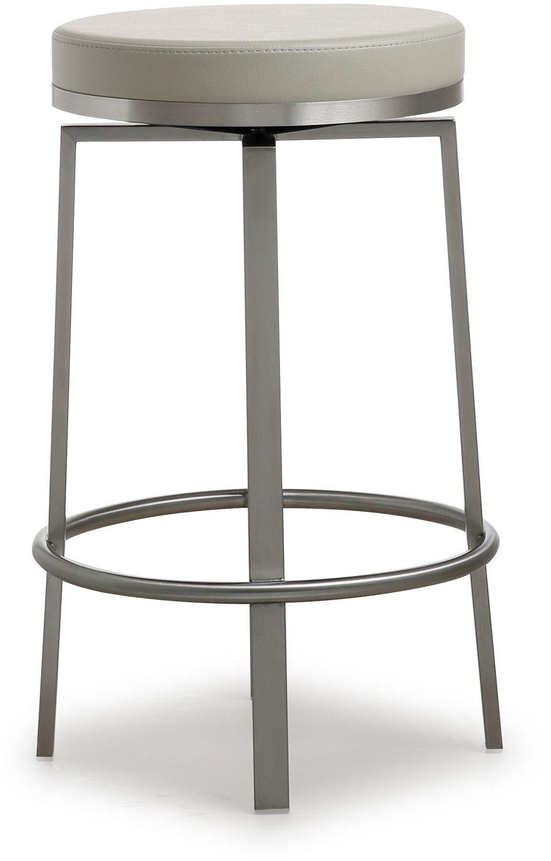 Pratt Grey Steel Counter Stool - Set of 2