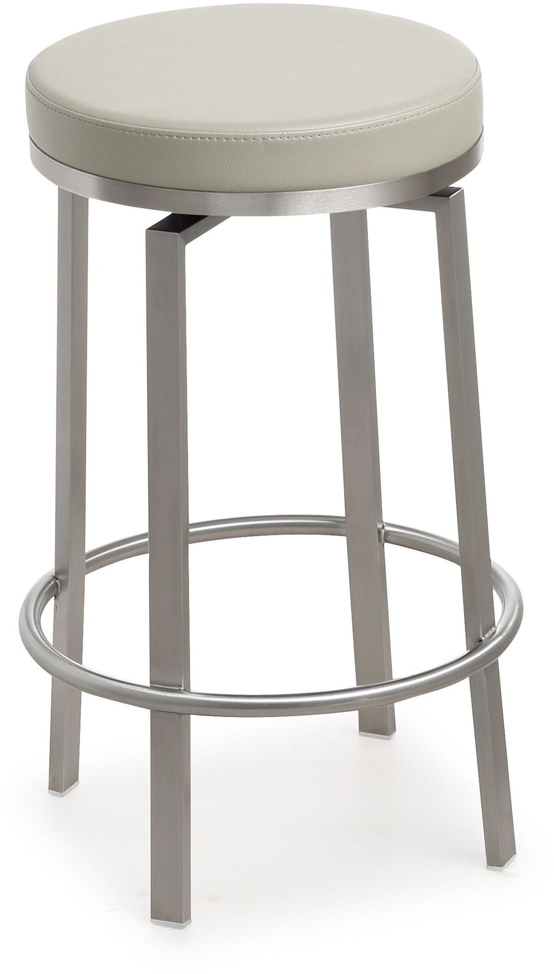 Pratt Grey Steel Counter Stool - Set of 2