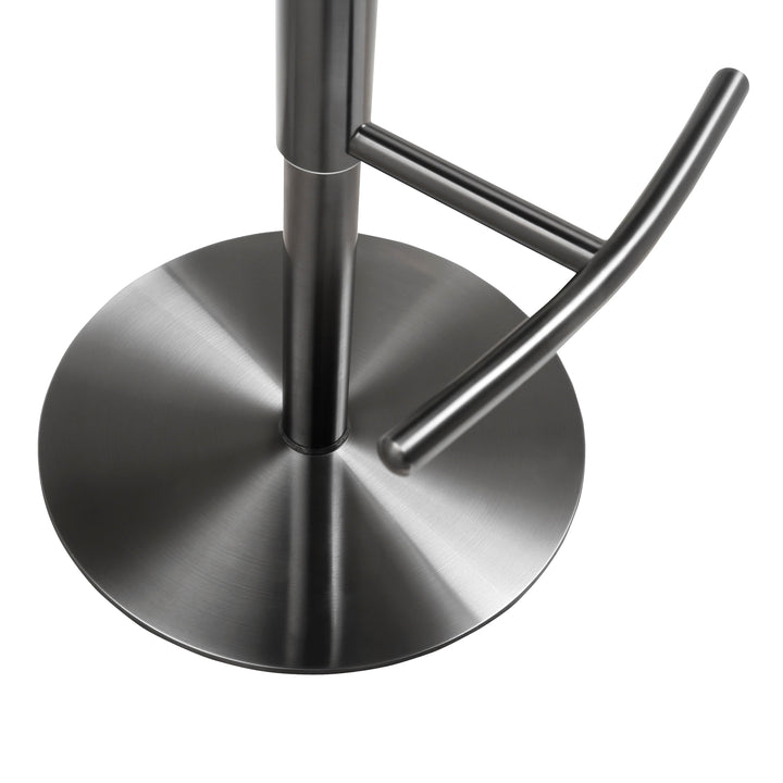 Cosmo Black on Black Steel Barstool