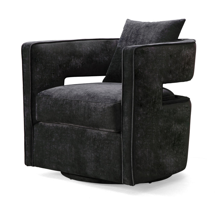 Kennedy Black Swivel Chair