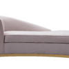 Adele Blush Velvet Chaise