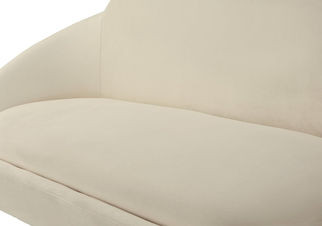 Cloud Cream Velvet Settee