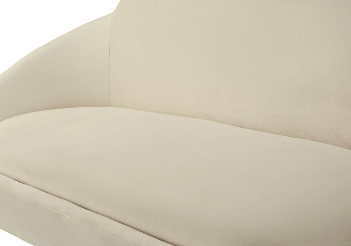 Cloud Cream Velvet Settee