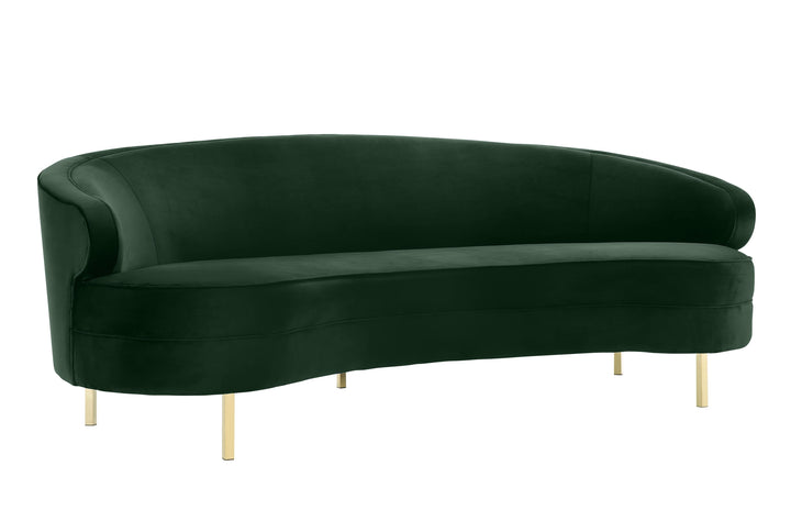 Baila Green Velvet Sofa