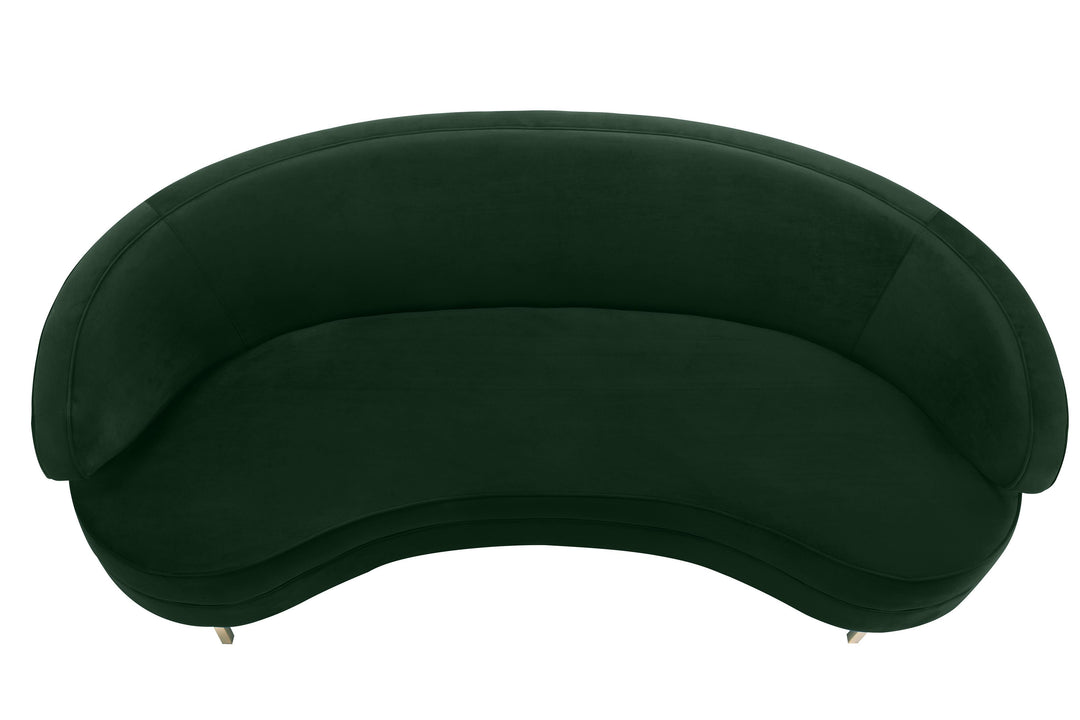 Baila Green Velvet Sofa