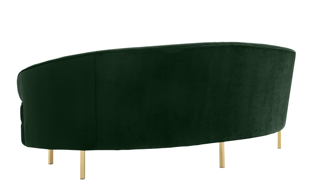 Baila Green Velvet Sofa