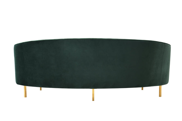 Baila Green Velvet Sofa