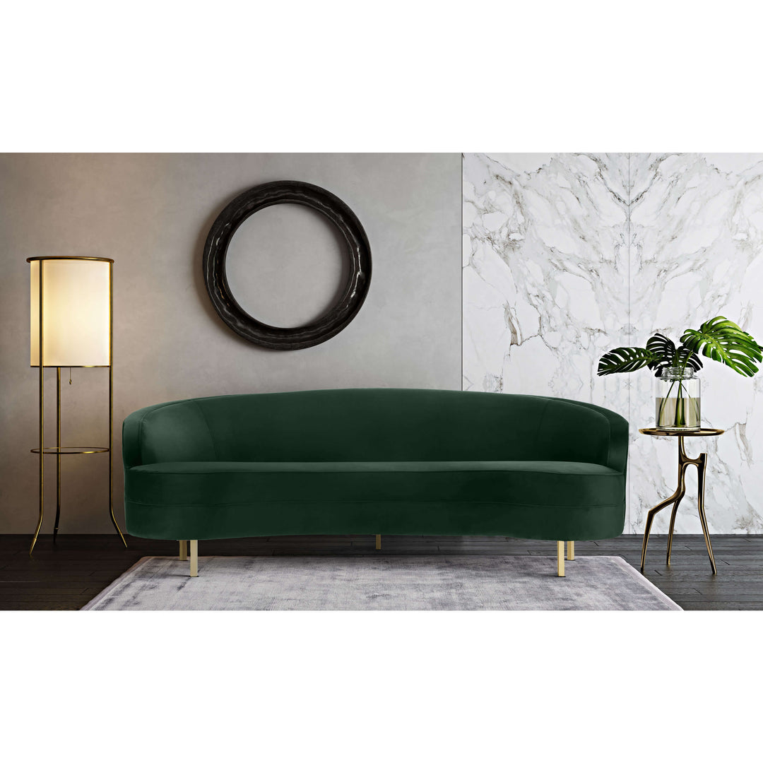 Baila Green Velvet Sofa