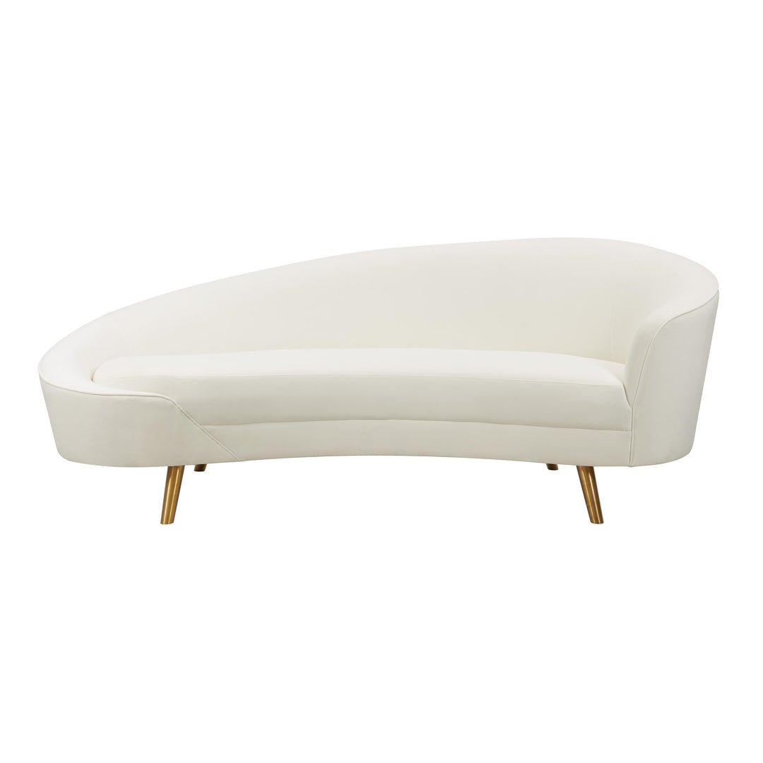 Cleopatra Cream Velvet Sofa