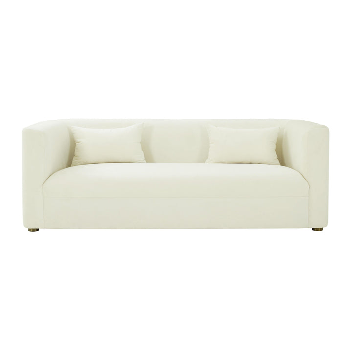 Callie Cream Velvet Sofa