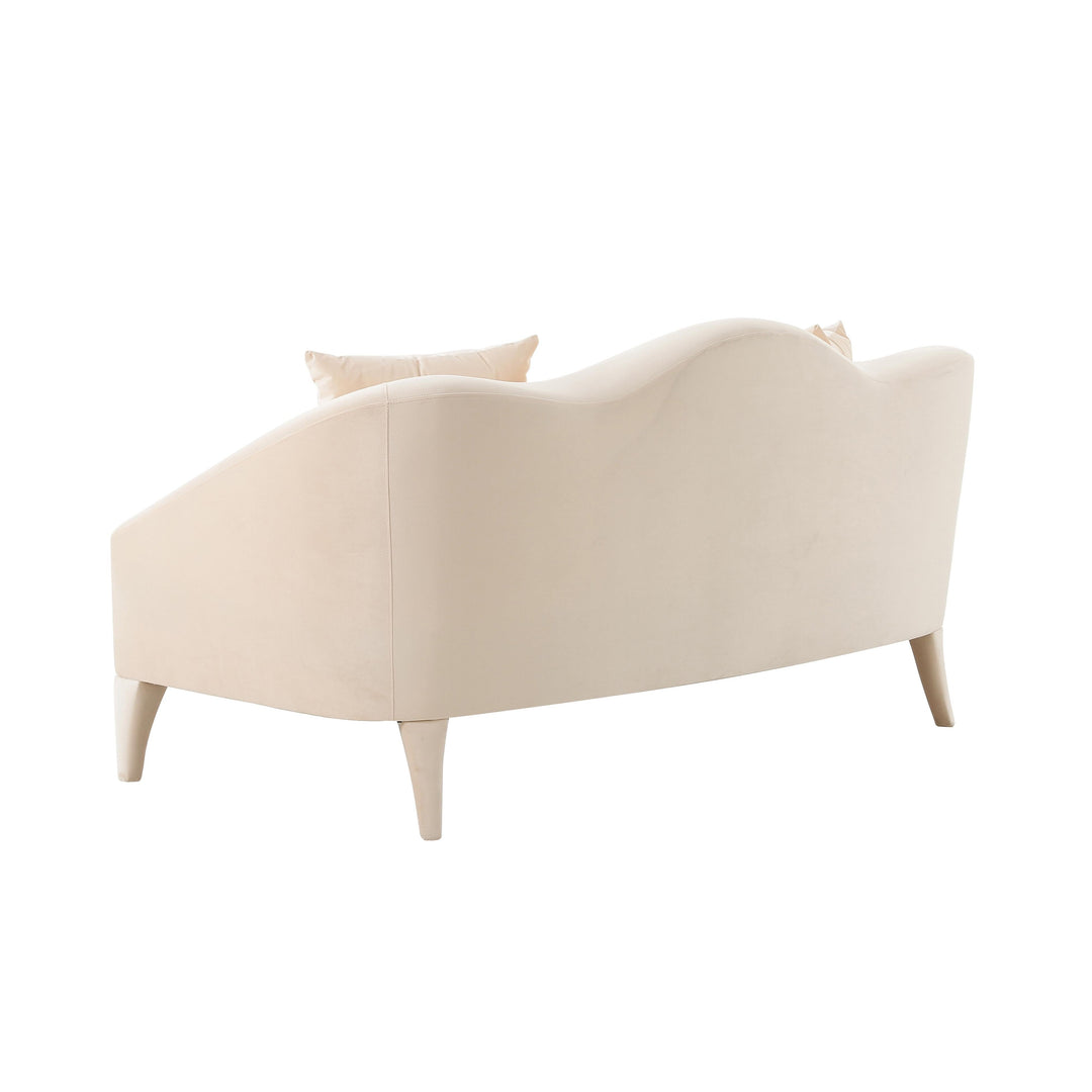 Naya Peche Velvet Loveseat