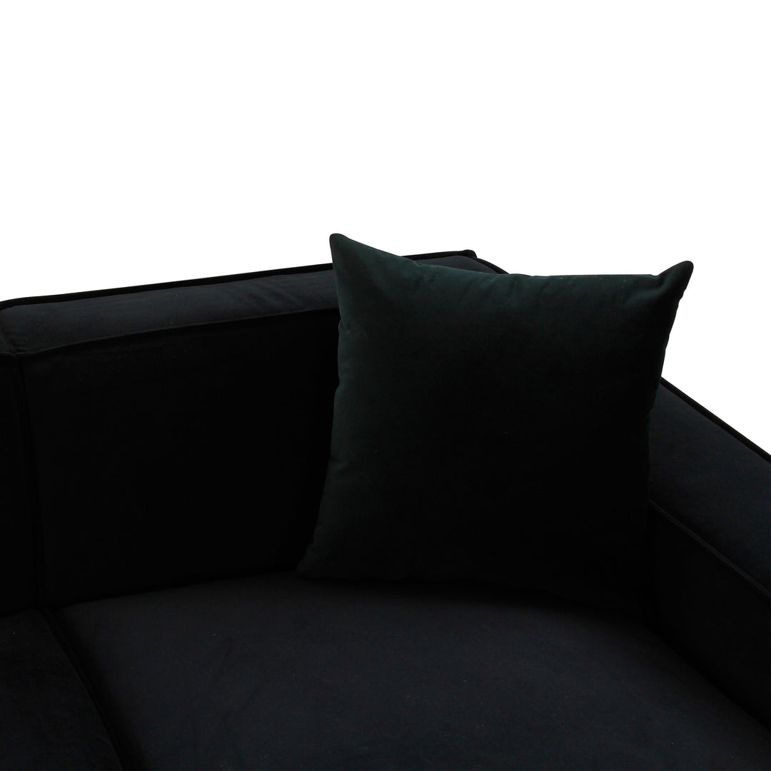 Olafur Black Velvet Sectional - RAF