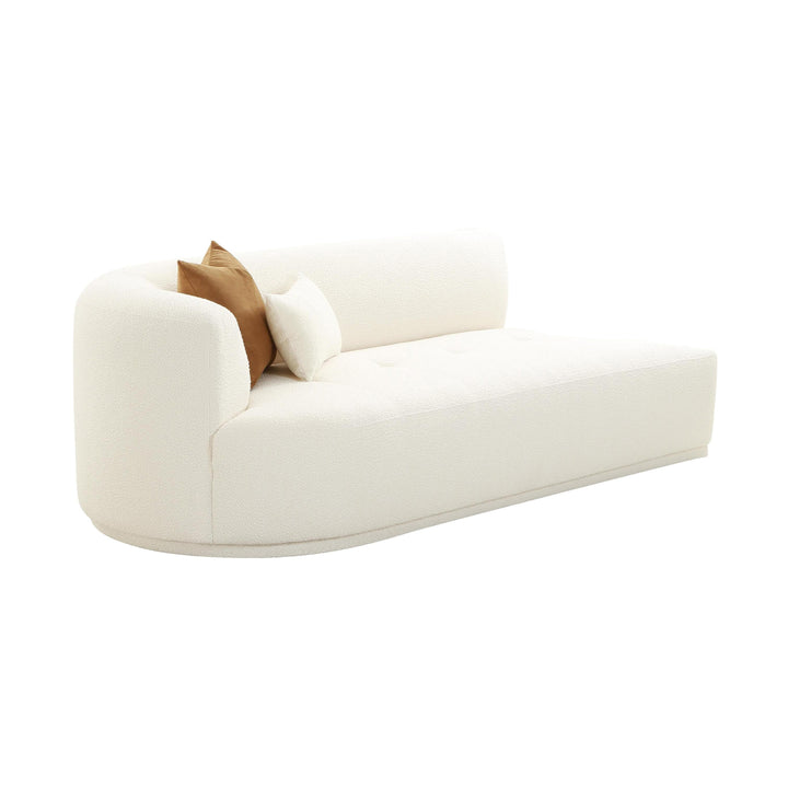 Fickle Cream Boucle Modular LAF Loveseat