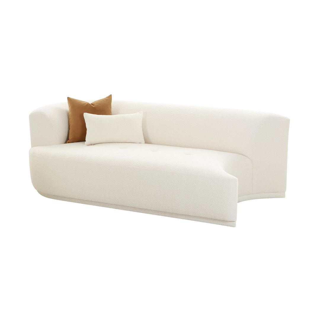 Fickle Cream Boucle Modular LAF Loveseat