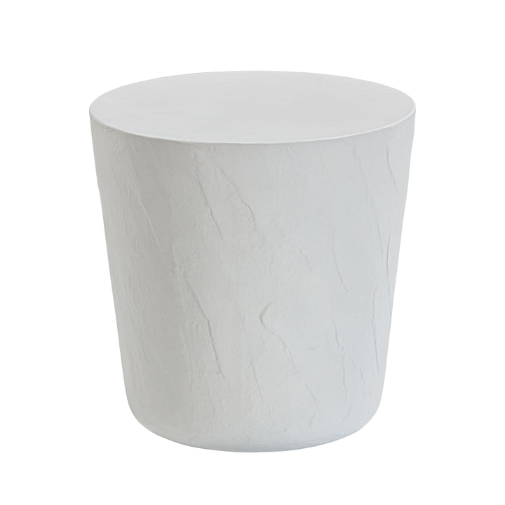 Margot Light Grey Faux Plaster Indoor / Outdoor Concrete Stool