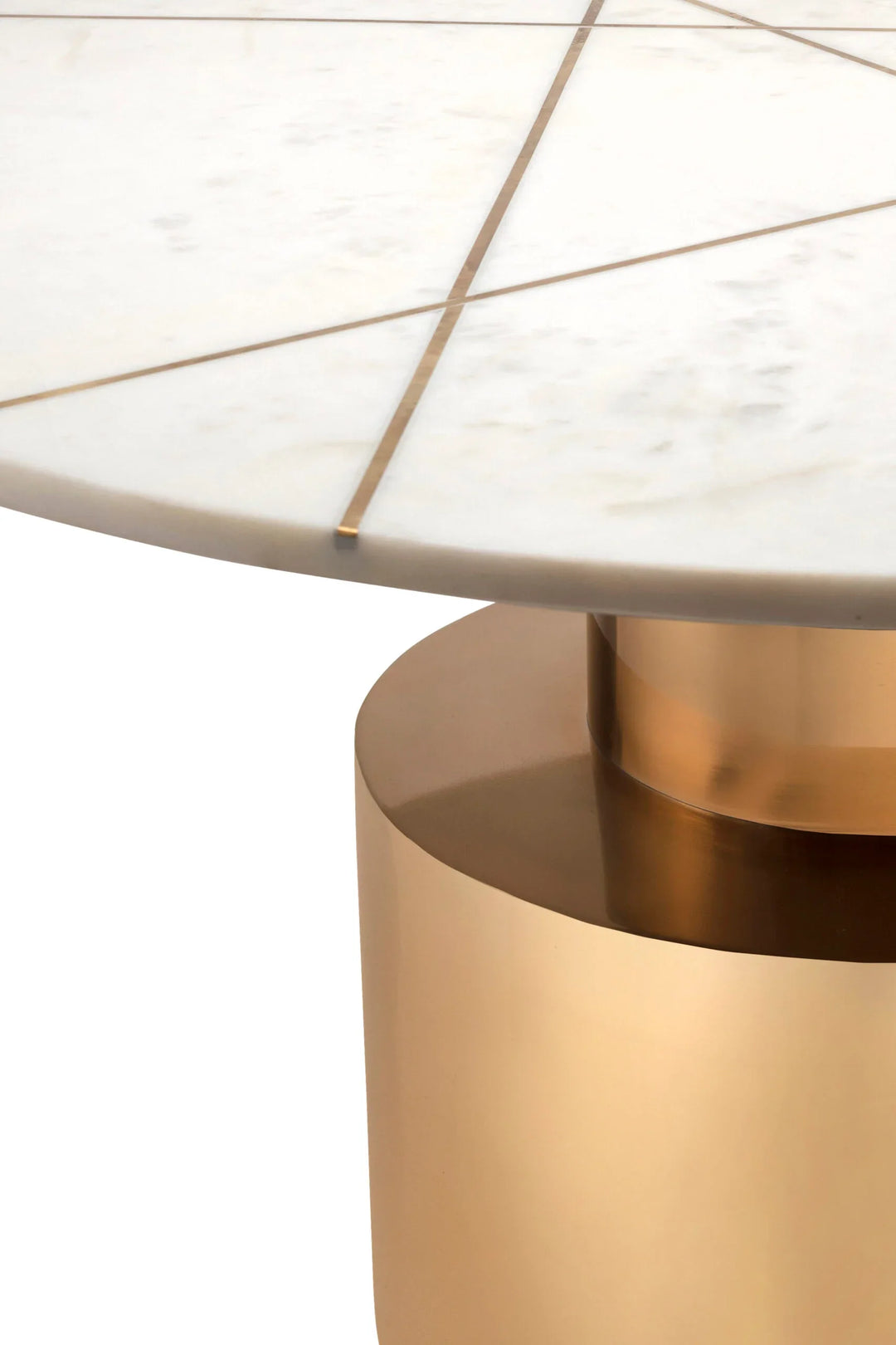 Terzo White Marble Cocktail Table