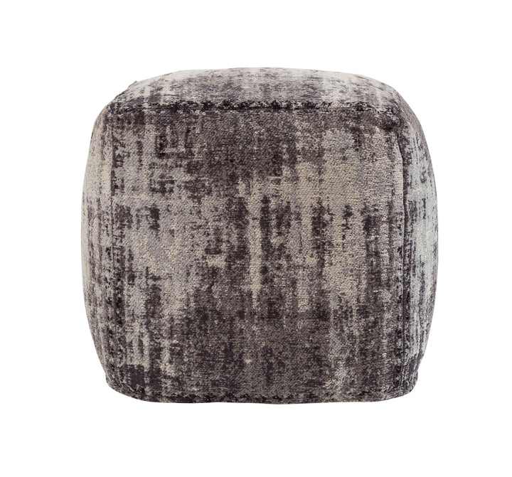 Chenille Cotton Jacquard Pouf