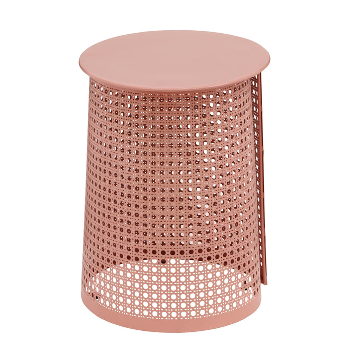 Pesky Coral Pink Side Table