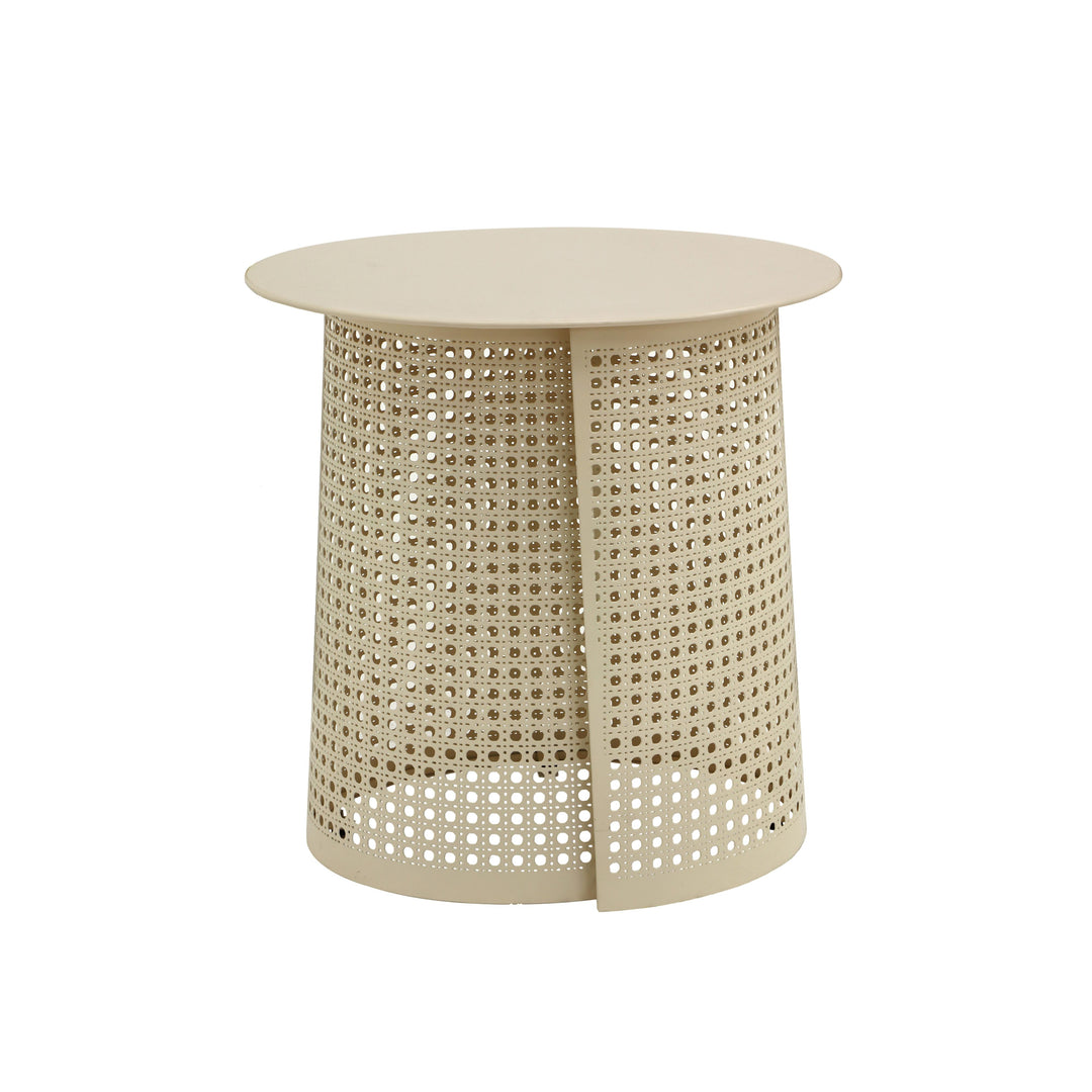 Pesky Eggnog Cream Side Table