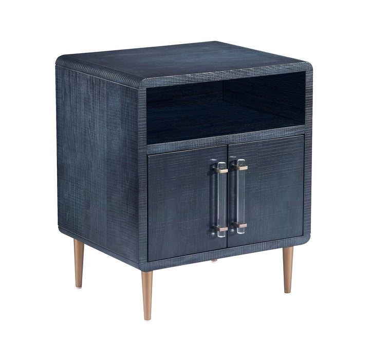 Marco Lacquer Indigo Side Table